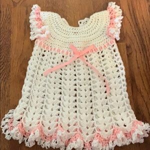 Handmade baby girl picture outfit